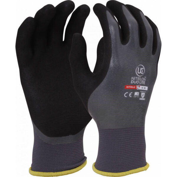 parraco Ultra Lightweight Dual Nitrile Coated Safety Gloves