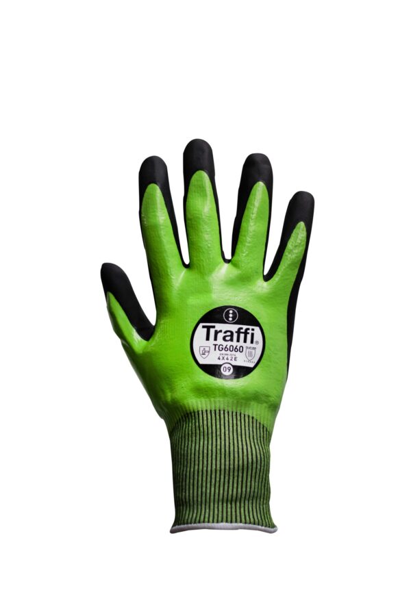 parraco Waterproof Nitrile Safety Gloves – Cut Level E (10-Pack)
