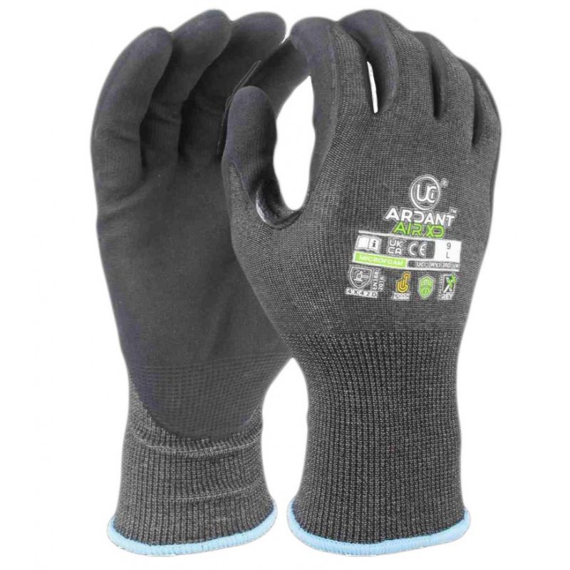 parraco Microfoam XREY Yarn Cut Level D Safety Gloves